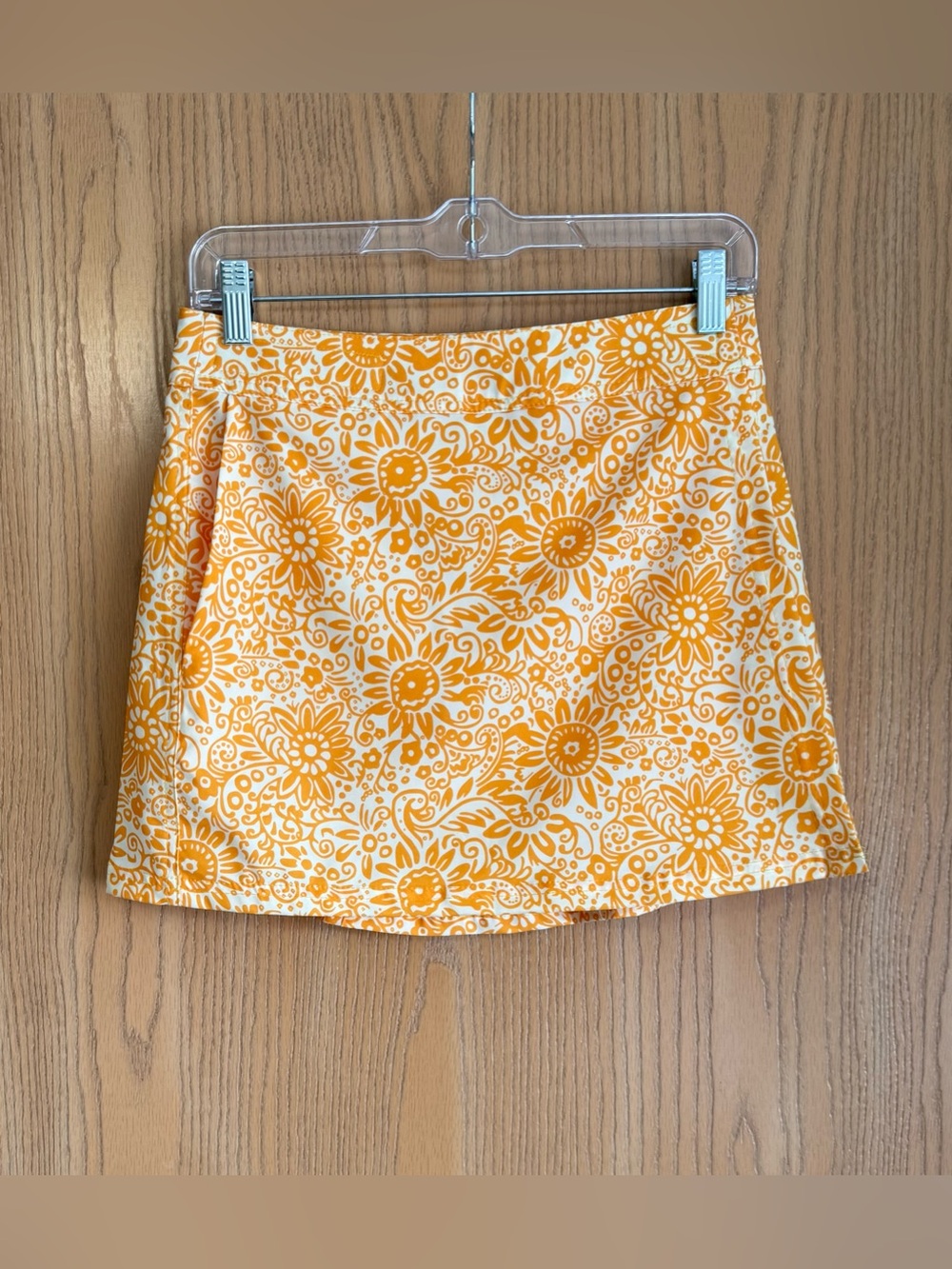 RipSkirt Hawaii | Women’s Small | Orange Wrap Skirt Sun Adjustable | Pockets
